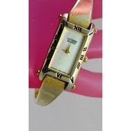 N65:Original CITIZEN Analog Watch for Women from USA-Gold Tone