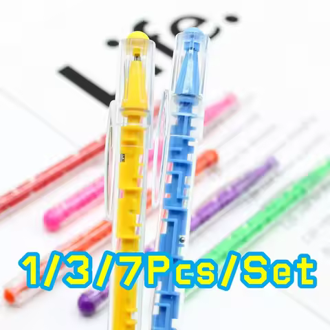 1/3/7Pcs Maze Ballpoint Pen Creative Stationery Fun Puzzle Game Pen Stress Relief Writing Tool Uniqu