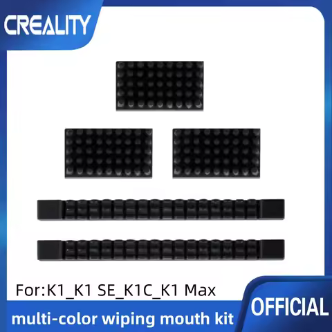 Creality K1 series multi-color wiping mouth kit,3D Printer Nozzle Clean Wiper Module 5PCS Silicone B