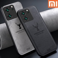 Xiaomi 13T Pro 13 Lite Xiaomi 14 Pro Xiaomi 12T Pro 12 Lite 11T Pro Antlers Pattern Shockproof Sweatproof Cloth Case