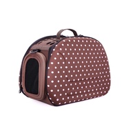 IBIYAYA Collapsible Shoulder Pet Carrier  | Chocolate / Tuscany