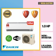 DAIKIN R32 P-SERIES WALL MOUNTED NON-INVERTER 1.0HP (WIFI) FTV-28P AIR CONDITIONER | AIRCOND