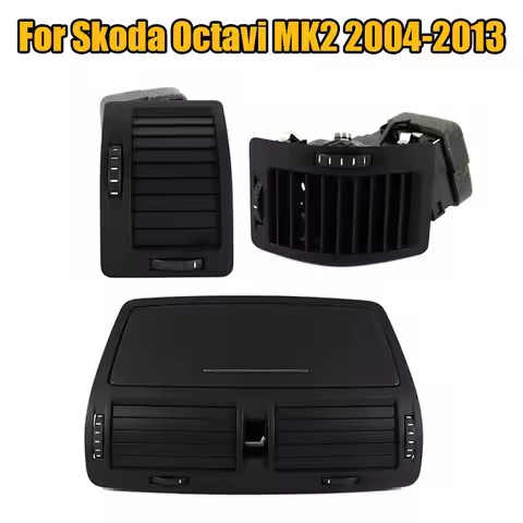 Left Right Black Air Vent Outlet Free Tool For Skoda Octavi MK2 2004-2013 1Z0819701A 1Z0819702A 1ZD 