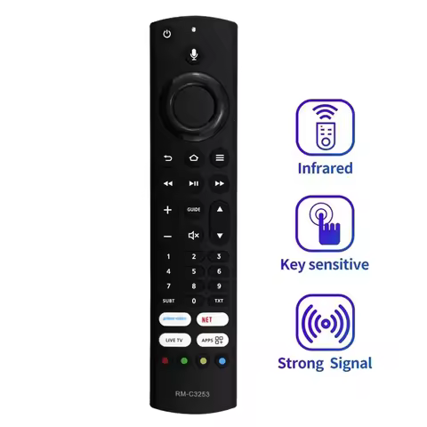 Replace Voice Remote Control RM-C3253 Forjvc Fire TV LT-49CF890 LT-55CF890 LT-40CF890 LT-50CF890