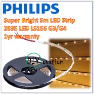 Philips LED Strip LS155S G3/LS155 G4 2835 Cove Light LED/ Cabinet Lighting/ Super Bright LED Strip/ IP44 Bathroom use