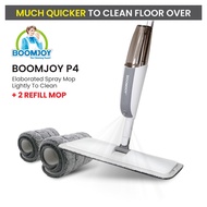 BOOMJOY.SG 2024 Upgraded P4 Spray Mop + 2 Refill Bundle Deal [Official Shop] - Lightly to Clean Floor