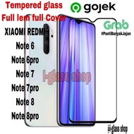 Tempered Glass Full Glue 5d 6d 9d XIAOMI REDMI NOTE 6 6pro 7 7pro 8 8pro pro Screen Guard Full 5D