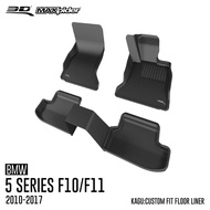 3D Mats พรมปูพื้น รถยนต์ BMW 5 SERIES (F10F11) 2010 - 2017 รางวัลการออกแบบระดับโลก Maxpider พรมกันลื่น พรมกันนํ้า พรมรถยนต์