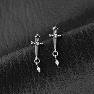 1pc New sword shaped niche design earring cochlear nail cute and compact punk ear bone nail