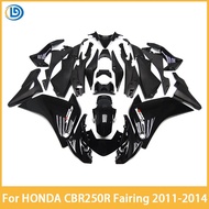For HONDA CBR 250 2011 2012 CBR250R CBR250RR 2011-2014 CBR 250R CBR 250RR Black Fairing For Injecti