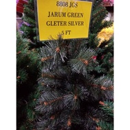 Christmas tree with 3ft silver glitter - 5FT.