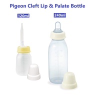 Pigeon Feeder With Long Silicone Nipple / Nursing Bottle For Cleft Lip & Palate (120ml / 240ml)