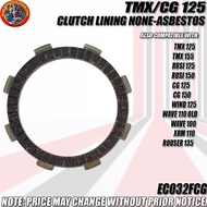 TMX/RUSI/CG/WIND125/W110/XRM 110/ROUSER135 CLUTCH LINING NONE-ASBESTOS (EC032FCG)