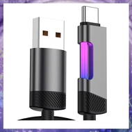 (Y W Z H)RGB Fast Charging Cable 2m 120W 6A Charge Cable with RGB Ambient Light