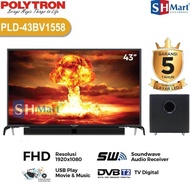 Tv Polytron 43 Inch Cinemax Soundbar Digital Tv Pld43Bv1558 (Medan)