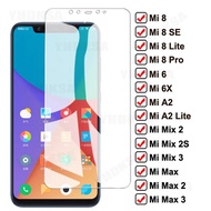 100D กระจกนิรภัยสำหรับป้องกันเหมาะสำหรับ Xiaomi Mi 8 SE 6 6X A2 Lite Mi8 Pro ฟิล์มป้องกันกระจกกันรอยสำหรับ Mi Mix 2 2 2S Max 2 3 Glas