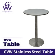 GVW【Bar Table】Meja Stainless Steel Working Table Meja Dapur Dining Table Set Meja Makan Stainless St