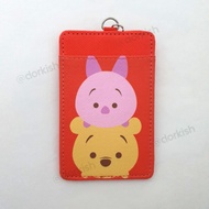 Disney Tsum Tsum Stacking Pooh &amp; Piglet Ezlink Card Holder with Keyring
