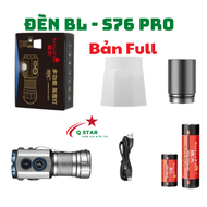 Đèn Pin Mini Siếu Sáng BL S76 Pro Với 3 Led Siêu Sáng Và 9 Chế Độ Sáng Bản Full Ngắn Dài Tiện Lợi Có