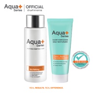 (ส่งฟรี) AquaPlus Soothing-Purifying Toner 150 ml. & Clear Complexion Daily Moisturizer 50 ml. โทนเน