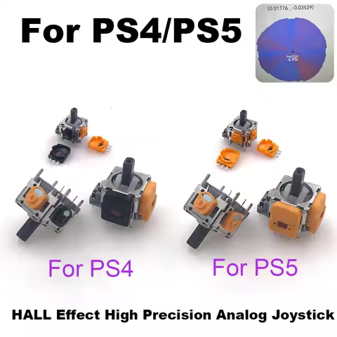 50PCS For PS5 PS4 Hall Effect Stick Controller V3 V4 SE Gen Magnetic Effect Drift Fix for PlayStatio