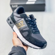 EMPORIO ARMANI EA7 Thick-Soled Casual Sneakers Men's Jogging Shoes Recommended