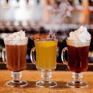 Irish Coffee Cup Latte Juice with Handle Drink Cup Iced Coffee Milk Glass Creative Cocktail Glass