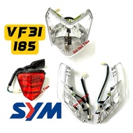 SYM VF3i185 Head Light Assy Lampu Depan Front Signal Depan Tail Lamp SYM LOCAL SMOKE&amp;CLEAR