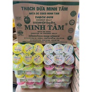 Minh Tam Coconut Jelly, Ben tre Coconut Jelly, Blister Of 6 Cups, Weight 180gr.