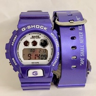 💯 BAPE Purple Kid Cudi 𝗣𝗿𝗲𝗺𝗶𝘂𝗺 𝗕𝗮𝗰𝗸𝗰𝗮𝘀 G SHOCK Cermin Kaca Dw6900 Limited Crazy Color Jam Tangan Lel