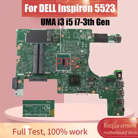 Motherboard DELL Inspiron 5523 For DELL Inspiron 5523 Notebook Mainboard 11307-1 013Y69 0P7HF7 0VVH1