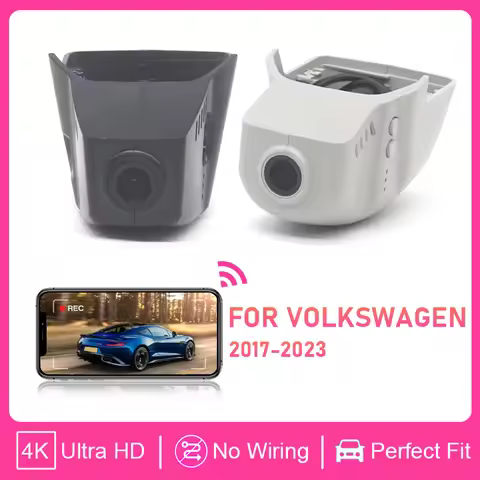 4K Plug and play Car DVR Video Recorder Dash Cam Camera For Volkswagen 77mm multiven T6 Atlas passat