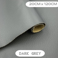 kulit sofa langsung tempel-kulit sofa meteran-terbaik kulit sofa - dark grey