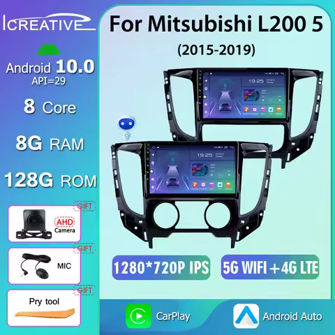 7862 For Mitsubishi L200 5 2015 - 2019 For Fiat FullBack Car Radio Multimedia Tape Recorder GPS Ster