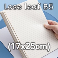 LOOSE LEAF B5/B5 BINDER/B5/30 SHEET STATIONARY REFILL PAPER
