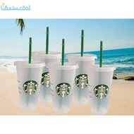 Starbucks Limited Edition Black And Clear Transparent With Siren Logo Series Grande Venti 24oz Cold Cup Tumbler livebecool