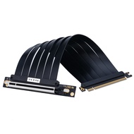 20cm PCI-E Graphics Card Extension Cable 16X Adapter Cable PCIE3.0 Ribbon Cable Graphics Card Vertic