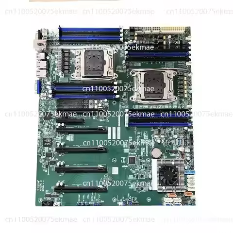 Disassemble Ultra-Micro X9DRW-IF LGA2011 Mainboard 4-Channel GPU Graphics Card Deep Learning