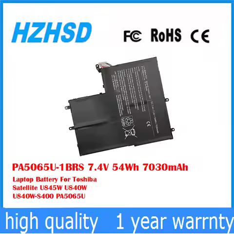 PA5065U PA5065U-1BRS 7.4V 54Wh 7030mAh Laptop Battery For Toshiba Satellite U840W U845W U840W-S400 P