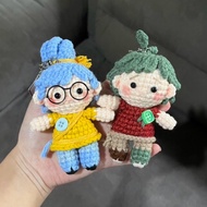 GANTUNGAN IT TAKES TWO AMIGURUMI CUSTOM CROCHET | It takes two handmade Knitted Keychain | Keychain 