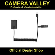 L-Lite NP-FW50 Dummy Battery adapter with USB Type-C Spring Power Cable for Sony A5000 A5100 A6000 A