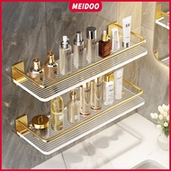 MEIDOO Acrylic Bathroom Rack Wall-mounted  Installation Cosmetic Rack Bathroom Drain Rack Waterproof and Anti-rust Toilet Rack