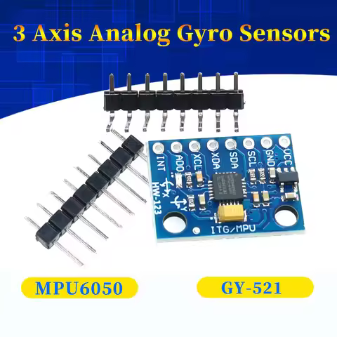 1Set IIC I2C GY-521 MPU-6050 MPU6050 3 Axis Analog Gyroscope Sensors + Accelerometer Module For Ardu