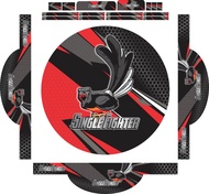 STIKER DECAL SANGKAR BURUNG / KANDANG EBOD BNR MURAI || SINGLE FIGHTER - 2, Hijau