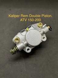 KALIPER REM BELAKANG DOUBLE PISTON ATV 150-200 - MINI JEEP - UNIVERSAL