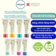 [Genuine] Jack N' Jill 100% natural children's toothpaste - Safe for babies, protects teeth and gums