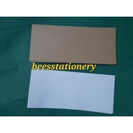 4 x 9 White Window/brown Envelope 20pcs