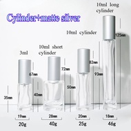 Matte Gold Spray bottle 3ml 10ml cylinder perfume Glass Bottle