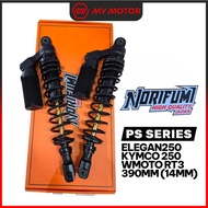 NORIFUMI PS SERIES 390MM ELEGAN250 KYMCO 250 WMOTO RT3 REAR SHOCK ABSORBER SET Suspension