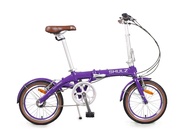 Shulz Foldable Bicycle Hopper 3 (Violet, 16")